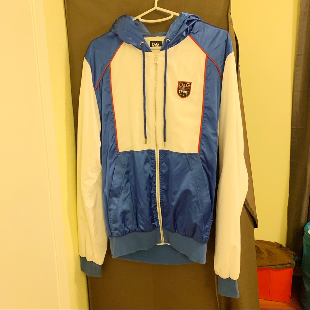 D&G blue sports hoodie